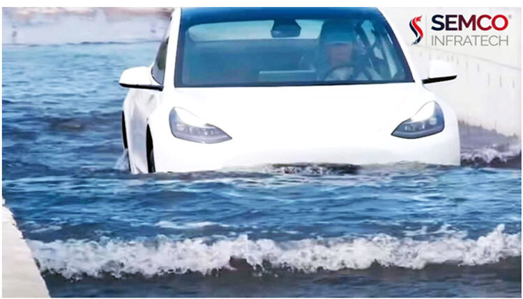 What to do if the electric car is flooded?