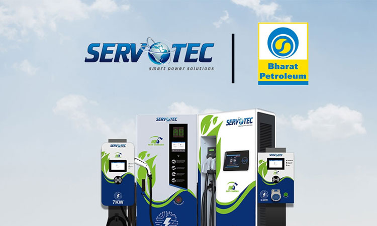 Servotech Bags 120 Cr Order of 1800 DC Fast EV Chargers from BPCL