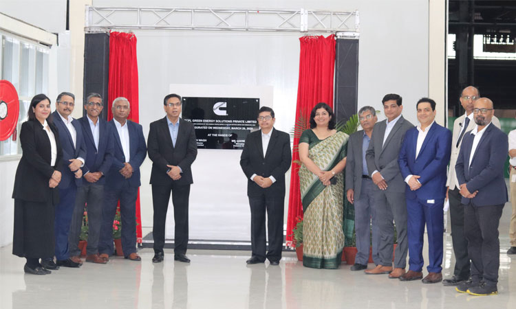 Leaders from Cummins Group in India and Tata Motors Limited at the TCPL GES inauguration ceremony