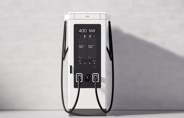 ABB E-mobility A400 charger front view