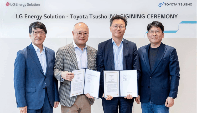 LG Energy Solution and Toyota Tsusho Establish a Battery Recycling JV