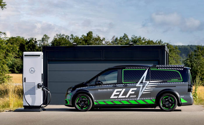 Mercedes-Benz ELF: a novel approach to charging electric vehicles
